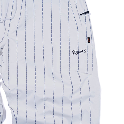 Logo Stripe Super Wide Pants White