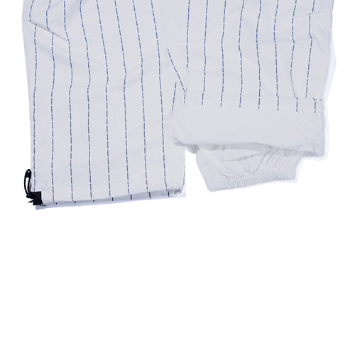 Logo Stripe Super Wide Pants White