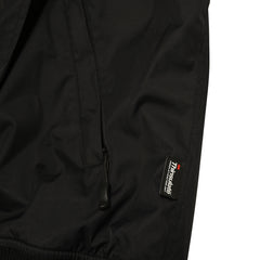 Sporty Logo Collar Varsity Jacket Black