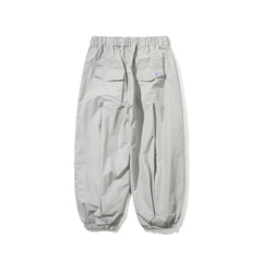 Bsr New Super Wide Jogger Pants Gray