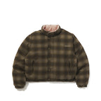 Dsxbs Reversible Short Padding Jumper Brown Check / Pink
