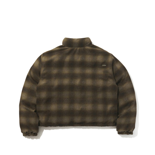 Dsxbs Reversible Short Padding Jumper Brown Check / Pink