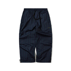 Logo Stripe Super Wide Pants Navy
