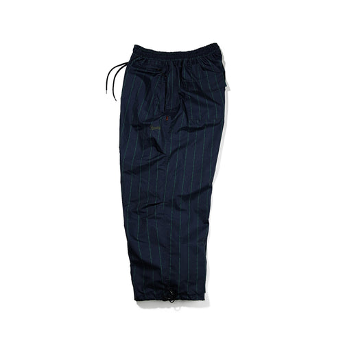 Logo Stripe Super Wide Pants Navy
