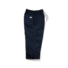 Logo Stripe Super Wide Pants Navy