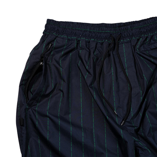 Logo Stripe Super Wide Pants Navy