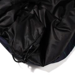 Logo Stripe Varsity Jacket Navy