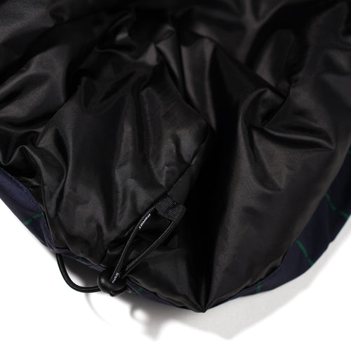 Logo Stripe Varsity Jacket Navy