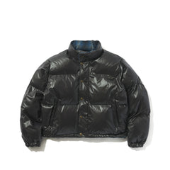 Dsxbs Reversible Short Padding Jumper Blue Check / Navy