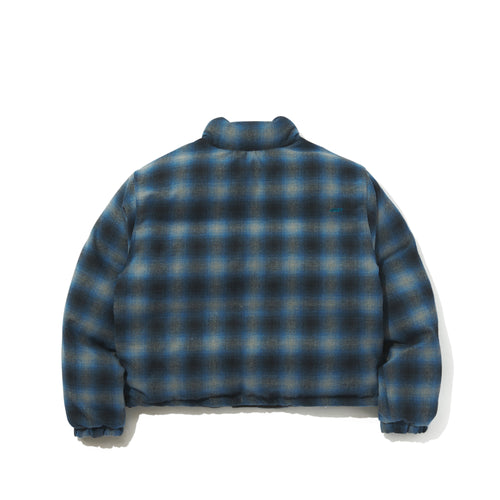 Dsxbs Reversible Short Padding Jumper Blue Check / Navy