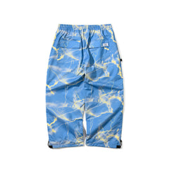 Logo Yellow Thunder Super Wide Pants Sky Blue