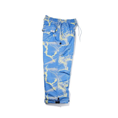 Logo Yellow Thunder Super Wide Pants Sky Blue