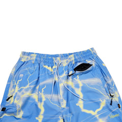 Logo Yellow Thunder Super Wide Pants Sky Blue