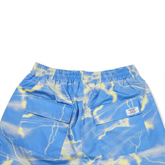 Logo Yellow Thunder Super Wide Pants Sky Blue