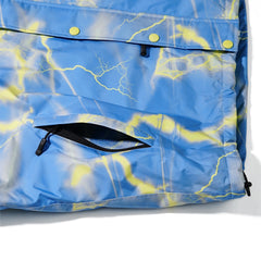 Yellow Thunder Varsity Jacket Sky Blue