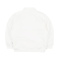 Big Logo Collar Varsity Jacket Cream