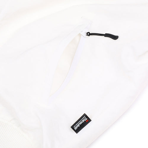 Big Logo Collar Varsity Jacket Cream