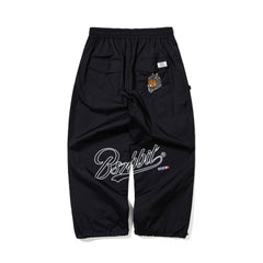 Racing Patch Super Wide Pants Black
