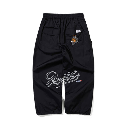 Racing Patch Super Wide Pants Black