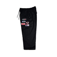 Racing Patch Super Wide Pants Black