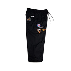 Racing Patch Super Wide Pants Black