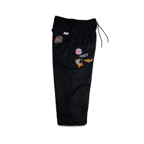 Racing Patch Super Wide Pants Black