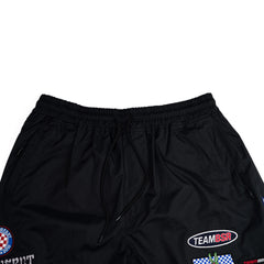 Racing Patch Super Wide Pants Black