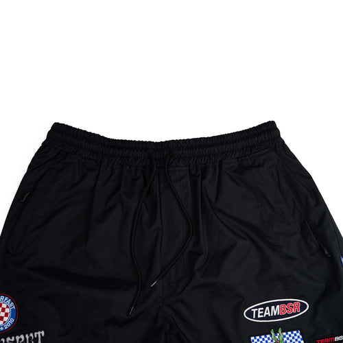 Racing Patch Super Wide Pants Black