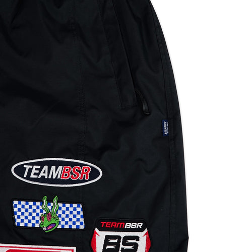 Racing Patch Super Wide Pants Black