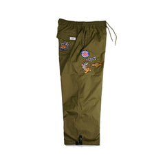 Racing Patch Super Wide Pants Kahki