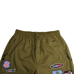 Racing Patch Super Wide Pants Kahki