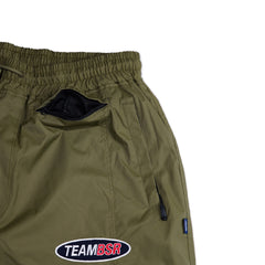 Racing Patch Super Wide Pants Kahki