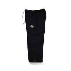 Js Skull Logo Super Wide Ventilation Pants Black