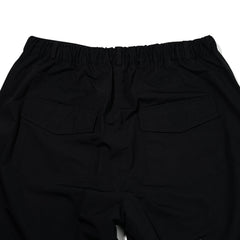 Js Skull Logo Super Wide Ventilation Pants Black