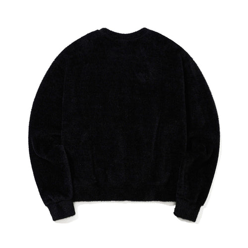 Rabbit Fur Crewneck Black