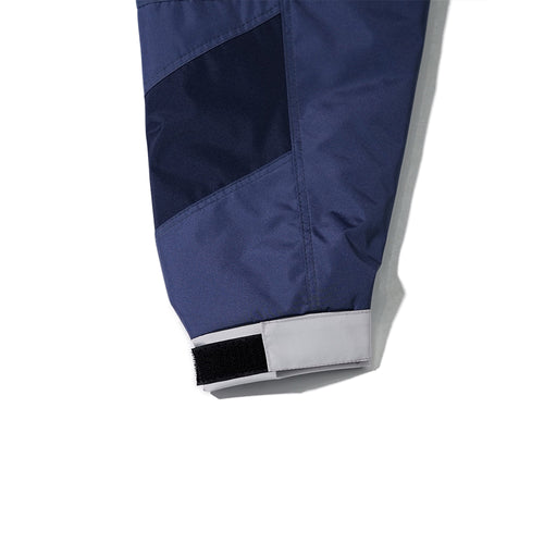 Chaotic Incision Hoodie Jacket Navy