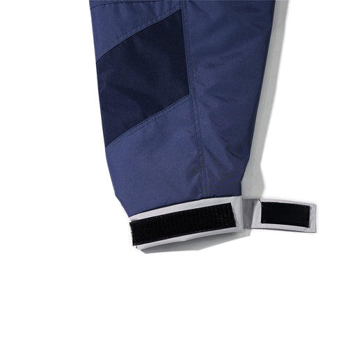 Chaotic Incision Hoodie Jacket Navy