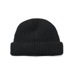 Logo Rubber Wappen Beanie Black