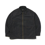 Dsxbs Wax Real Denim Collar Jacket Raw Blue