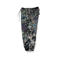 Isd High Super Wide Jogger Pants Black Snowflake