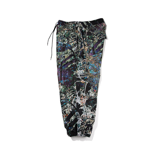 Isd High Super Wide Jogger Pants Black Snowflake