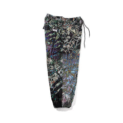 Isd High Super Wide Jogger Pants Black Snowflake
