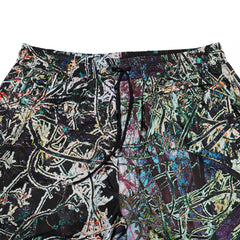 Isd High Super Wide Jogger Pants Black Snowflake