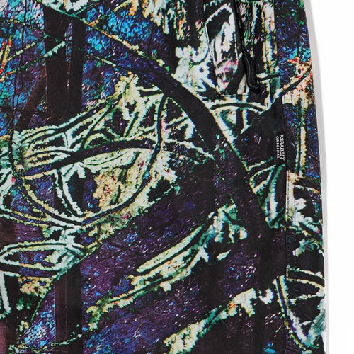 Isd High Super Wide Jogger Pants Black Snowflake