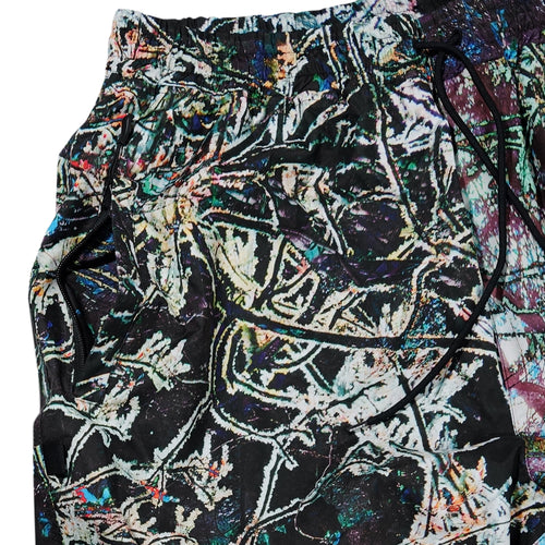 Isd High Super Wide Jogger Pants Black Snowflake