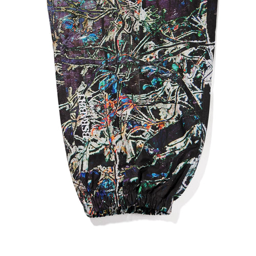 Isd High Super Wide Jogger Pants Black Snowflake