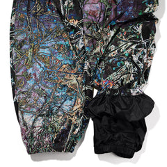 Isd High Super Wide Jogger Pants Black Snowflake
