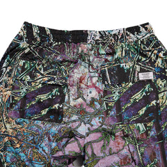 Isd High Super Wide Jogger Pants Black Snowflake