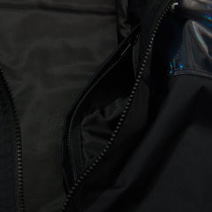Line Block Hooded Jacket Black