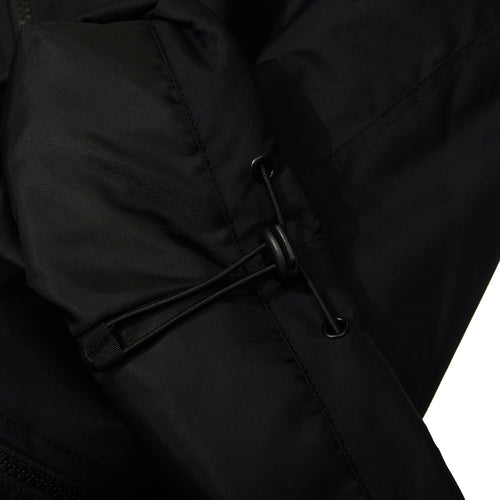 Line Block Hooded Jacket Black